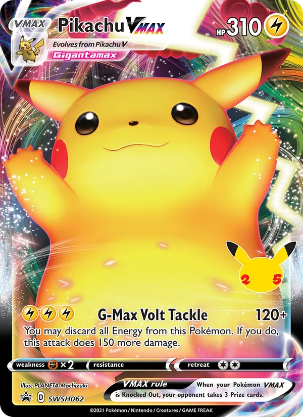 Pikachu VMAX #SWSH062 – SWSH Black Star Promos card