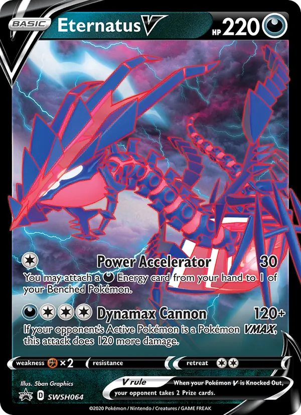 Eternatus V #SWSH064 – SWSH Black Star Promos card