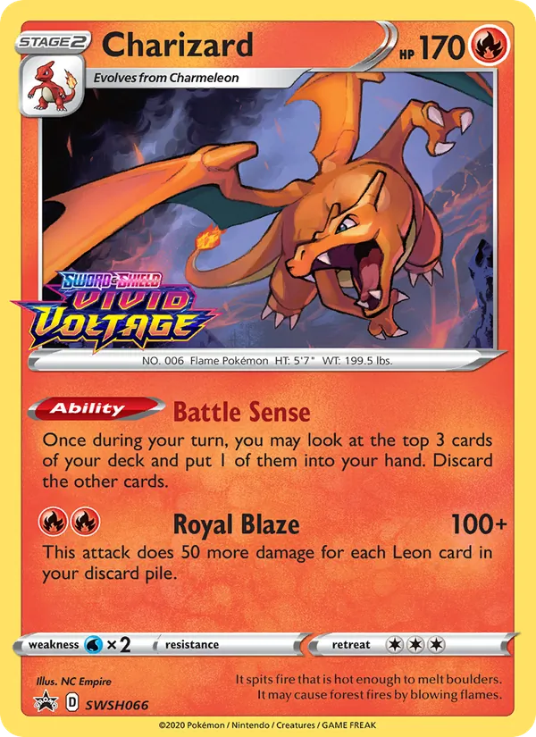 Charizard #SWSH066 – SWSH Black Star Promos card