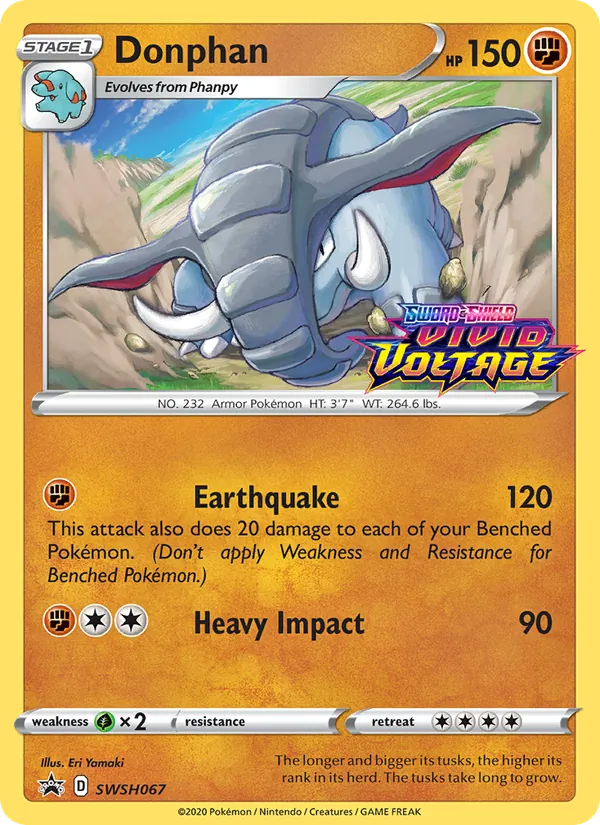 Donphan #SWSH067 – SWSH Black Star Promos card
