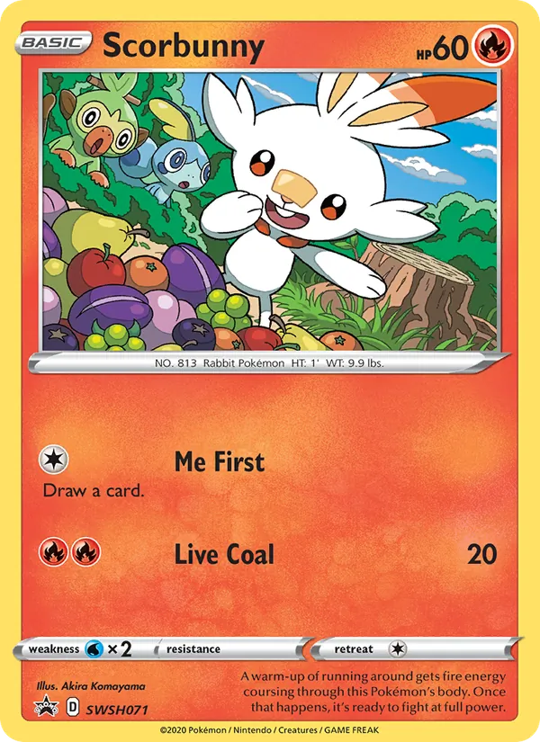 Scorbunny #SWSH071 – SWSH Black Star Promos card