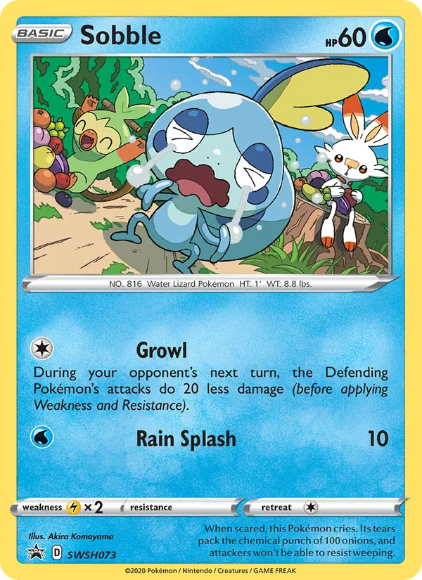 Sobble #SWSH073 – SWSH Black Star Promos card