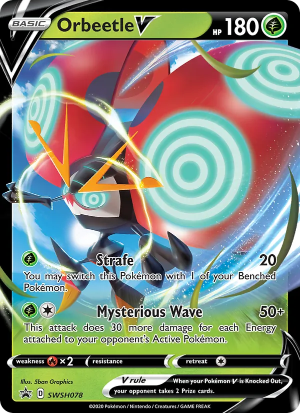 Orbeetle V #SWSH078 – SWSH Black Star Promos card