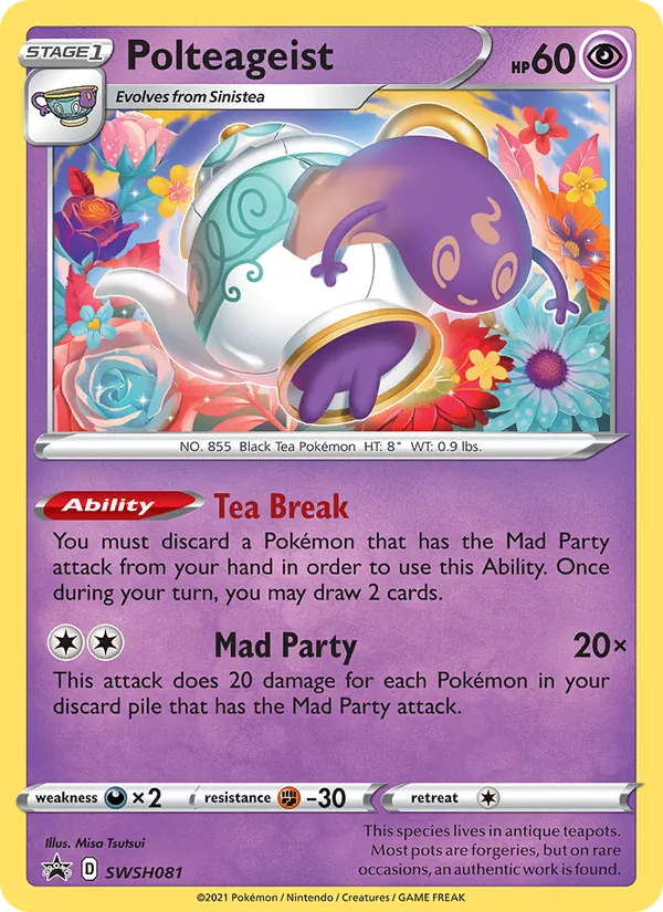 Polteageist #SWSH081 – SWSH Black Star Promos card