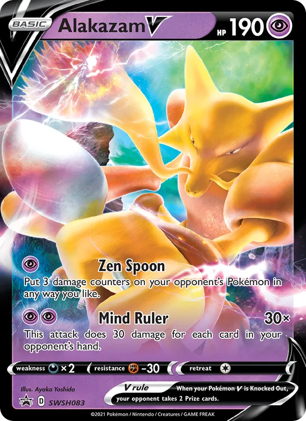 Alakazam V #SWSH083 – SWSH Black Star Promos card