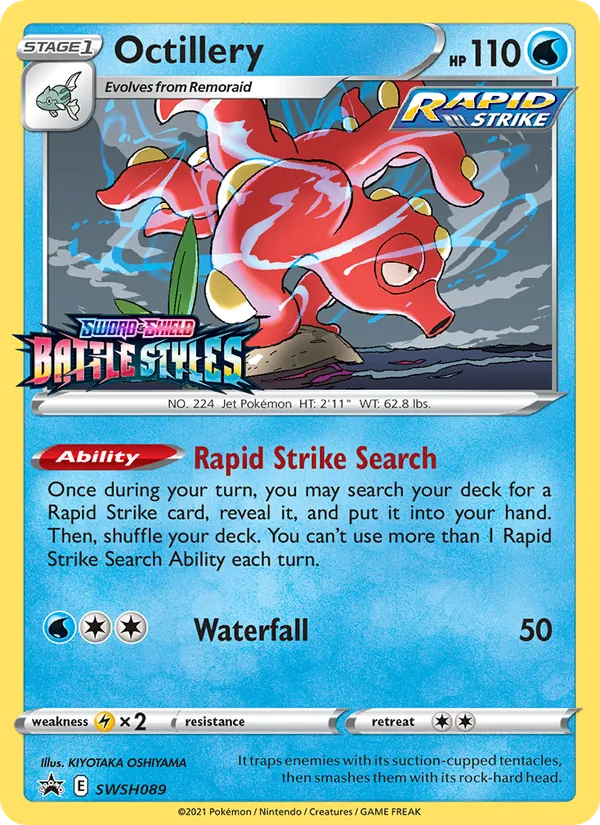 Octillery #SWSH089 – SWSH Black Star Promos card