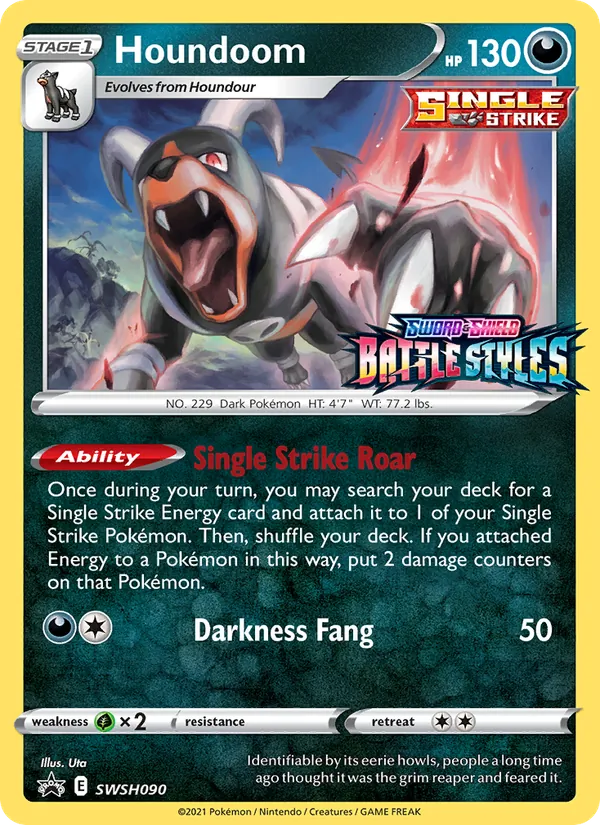 Houndoom #SWSH090 – SWSH Black Star Promos card