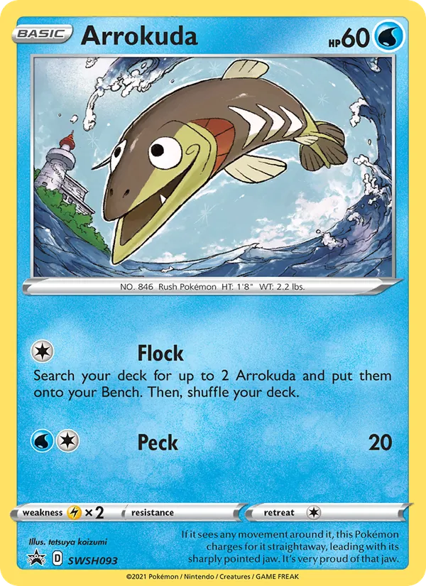 Arrokuda #SWSH093 – SWSH Black Star Promos card