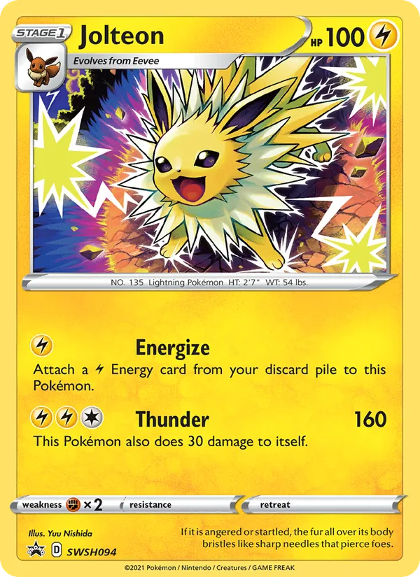 Jolteon #SWSH094 – SWSH Black Star Promos card