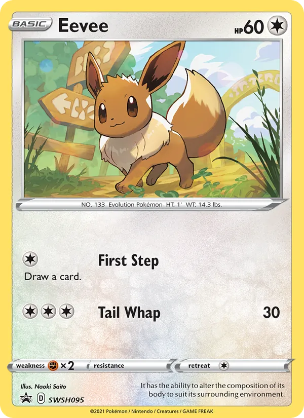 Eevee #SWSH095 – SWSH Black Star Promos card