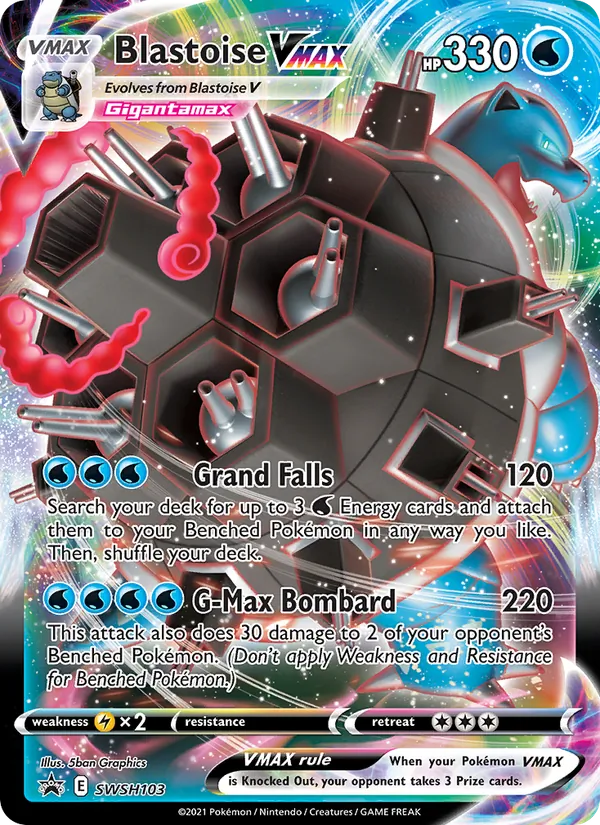 Blastoise VMAX #SWSH103 – SWSH Black Star Promos card