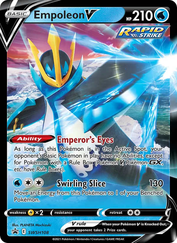 Empoleon V #SWSH108 – SWSH Black Star Promos card