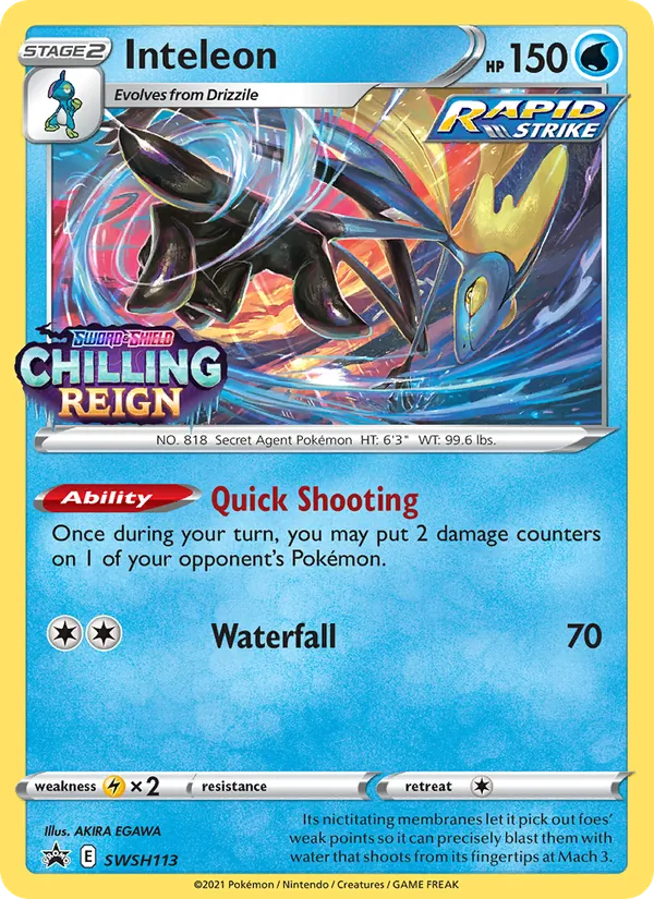 Inteleon #SWSH113 – SWSH Black Star Promos card