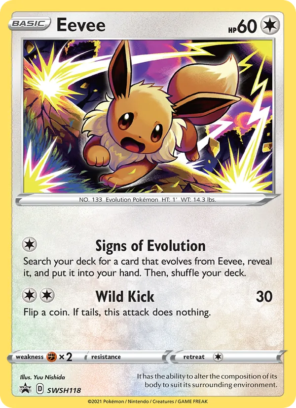 Eevee #SWSH118 – SWSH Black Star Promos card