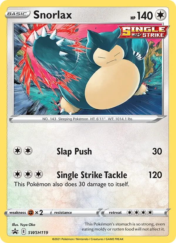 Snorlax #SWSH119 – SWSH Black Star Promos card