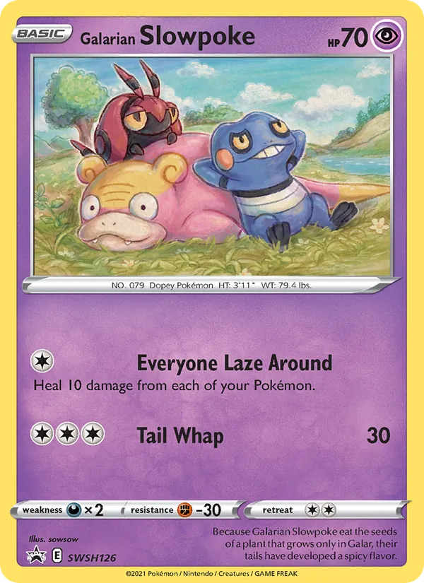 Galarian Slowpoke #SWSH126 – SWSH Black Star Promos card