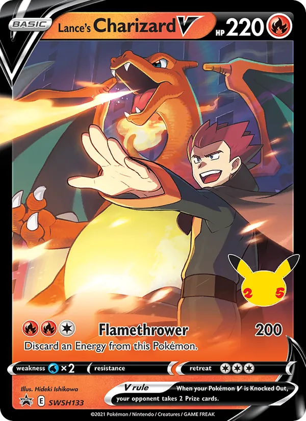 Lance's Charizard V #SWSH133 – SWSH Black Star Promos card
