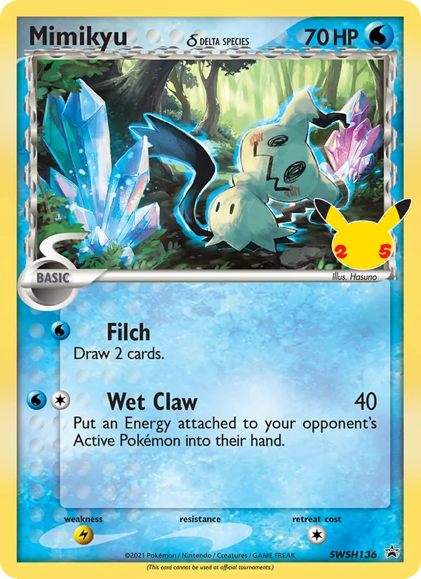 Mimikyu #SWSH136 – SWSH Black Star Promos card