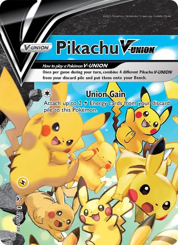 Pikachu V-UNION #SWSH139 – SWSH Black Star Promos card