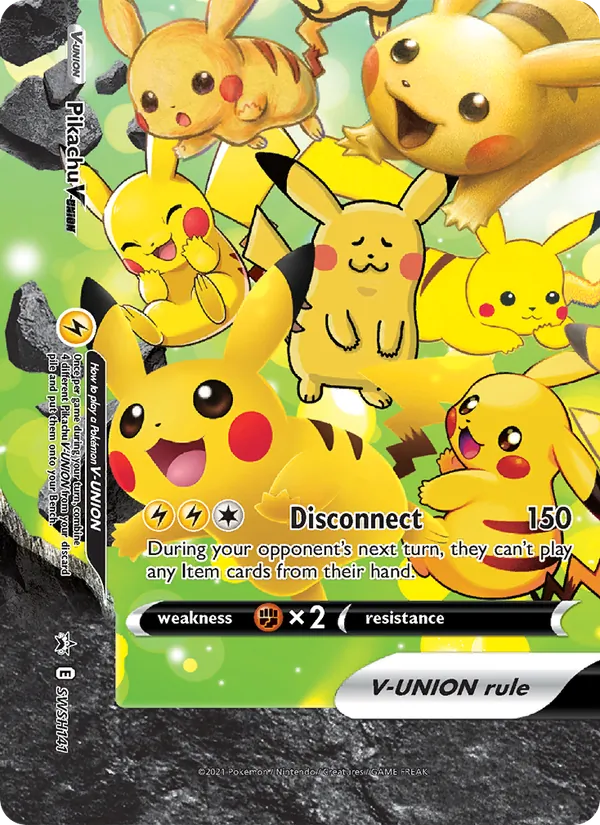 Pikachu V-UNION #SWSH141 – SWSH Black Star Promos card