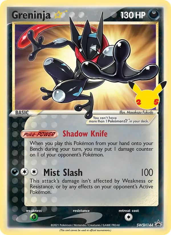 Greninja ☆ #SWSH144 – SWSH Black Star Promos card
