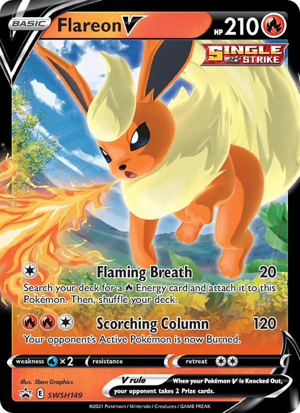 Flareon V #SWSH149 – SWSH Black Star Promos card