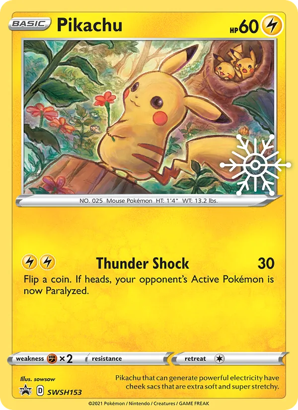 Pikachu #SWSH153 – SWSH Black Star Promos card