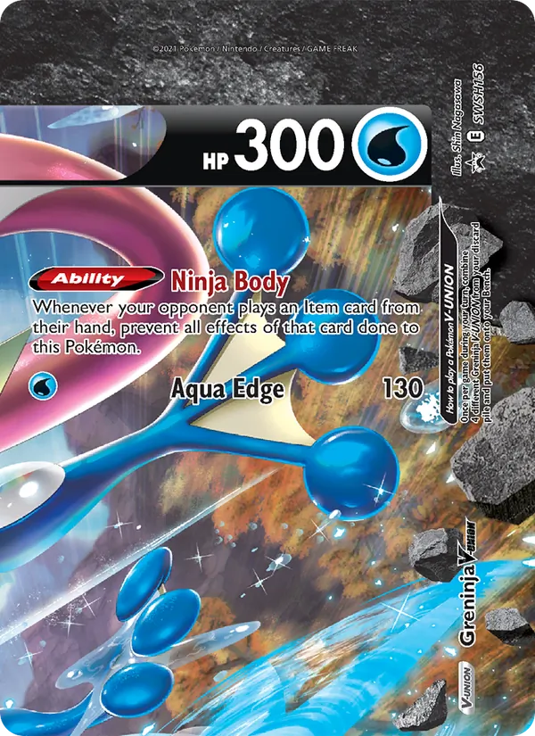 Greninja V-UNION #SWSH156 – SWSH Black Star Promos card