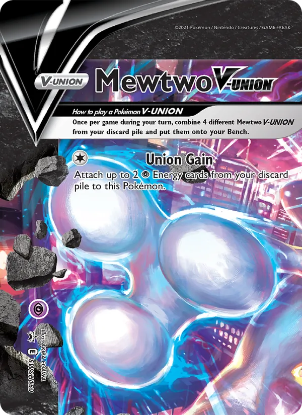 Mewtwo V-UNION #SWSH159 – SWSH Black Star Promos card