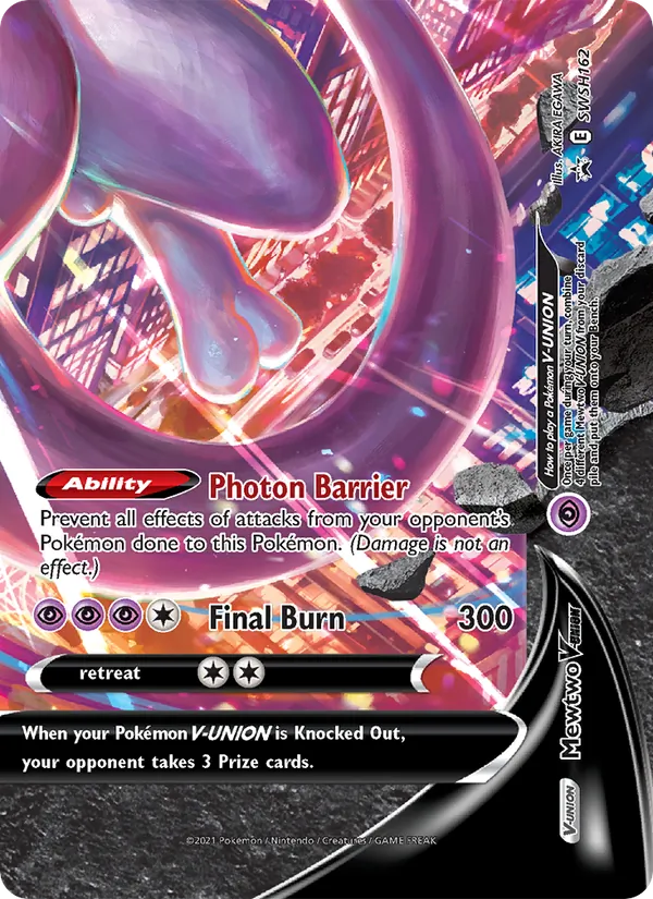 Mewtwo V-UNION #SWSH162 – SWSH Black Star Promos card