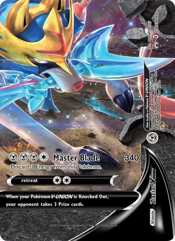 Zacian V-UNION #SWSH166 – SWSH Black Star Promos card