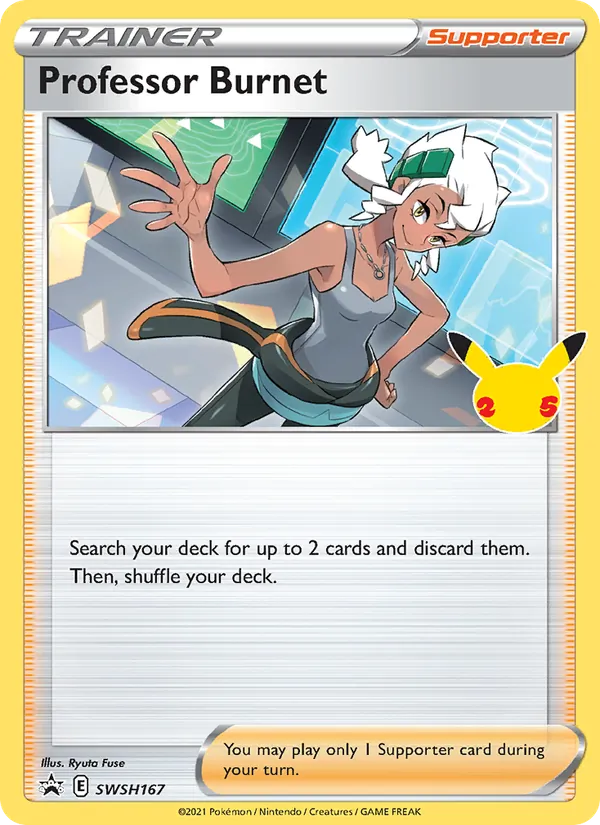 Professor Burnet #SWSH167 – SWSH Black Star Promos card