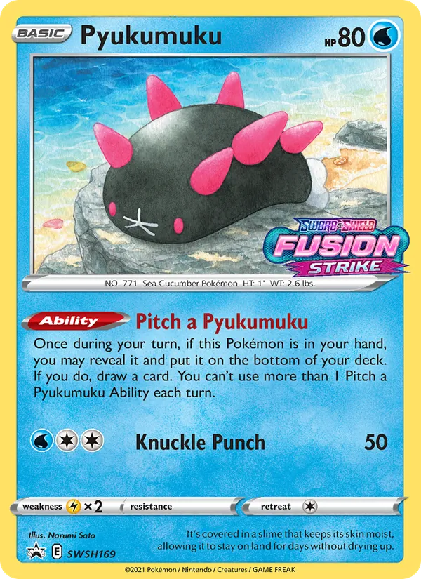 Pyukumuku #SWSH169 – SWSH Black Star Promos card