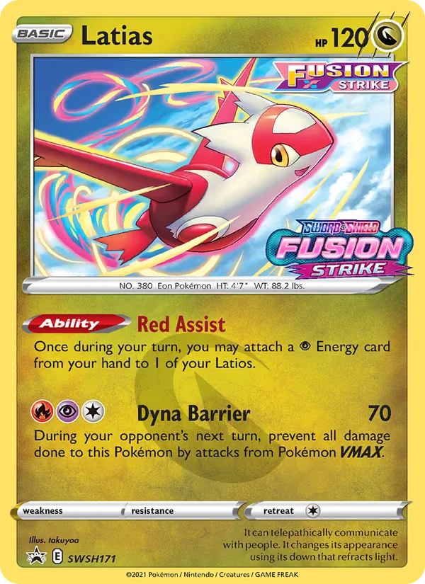 Latias #SWSH171 – SWSH Black Star Promos card