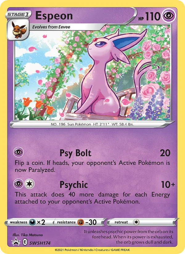 Espeon #SWSH174 – SWSH Black Star Promos card