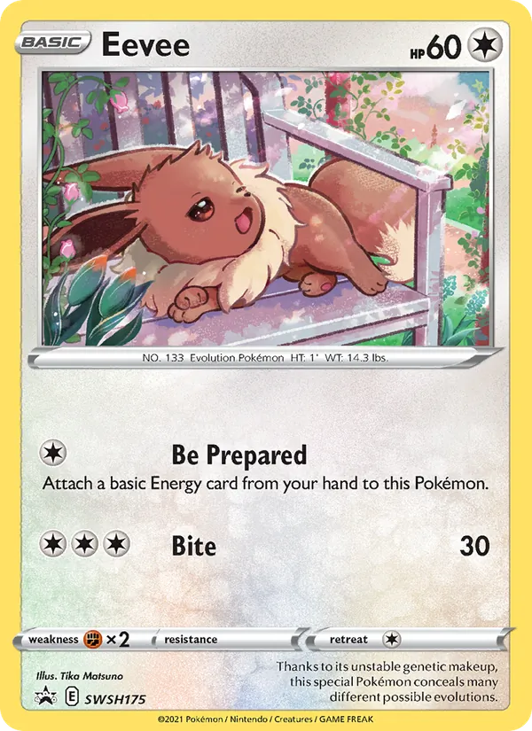 Eevee #SWSH175 – SWSH Black Star Promos card