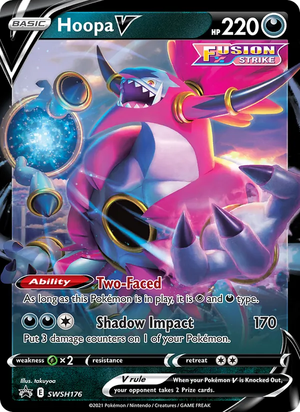 Hoopa V #SWSH176 – SWSH Black Star Promos card