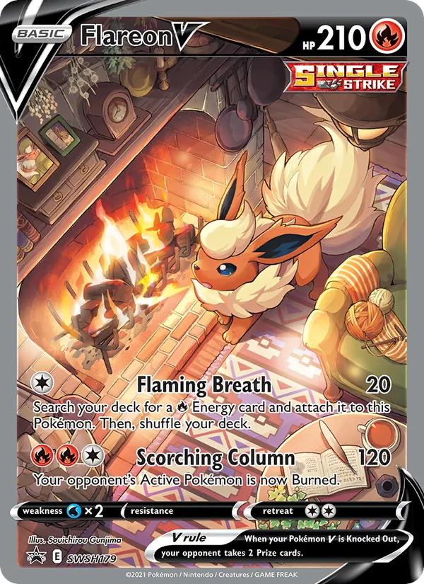 Flareon V #SWSH179 – SWSH Black Star Promos card