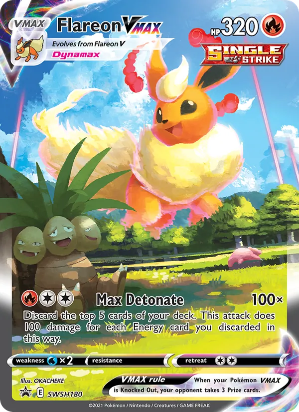 Flareon VMAX #SWSH180 – SWSH Black Star Promos card