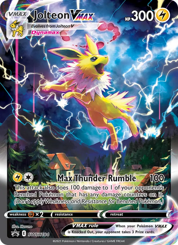 Jolteon VMAX #SWSH184 – SWSH Black Star Promos card