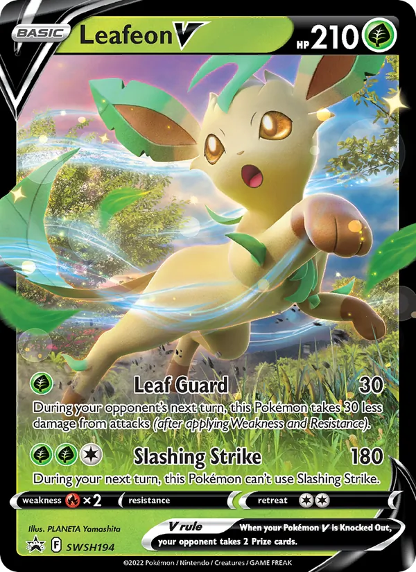 Leafeon V #SWSH194 – SWSH Black Star Promos card