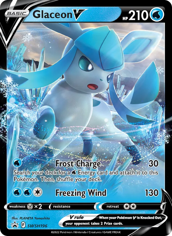 Glaceon V #SWSH196 – SWSH Black Star Promos card