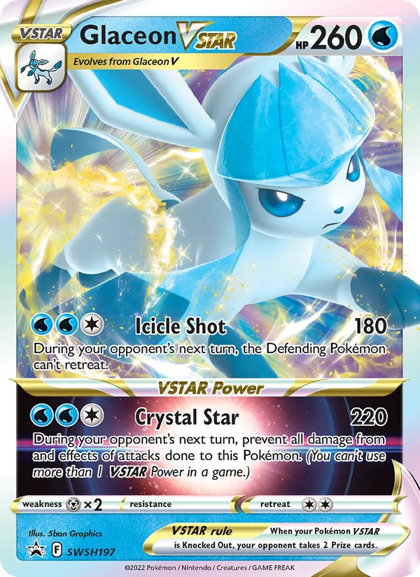 Glaceon VSTAR #SWSH197 – SWSH Black Star Promos card