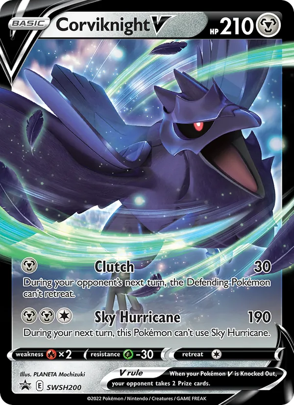 Corviknight V #SWSH200 – SWSH Black Star Promos card