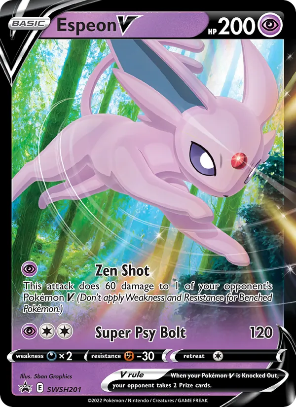 Espeon V #SWSH201 – SWSH Black Star Promos card