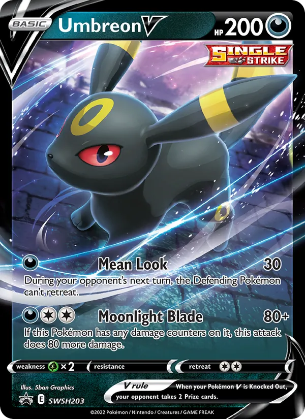 Umbreon V #SWSH203 – SWSH Black Star Promos card