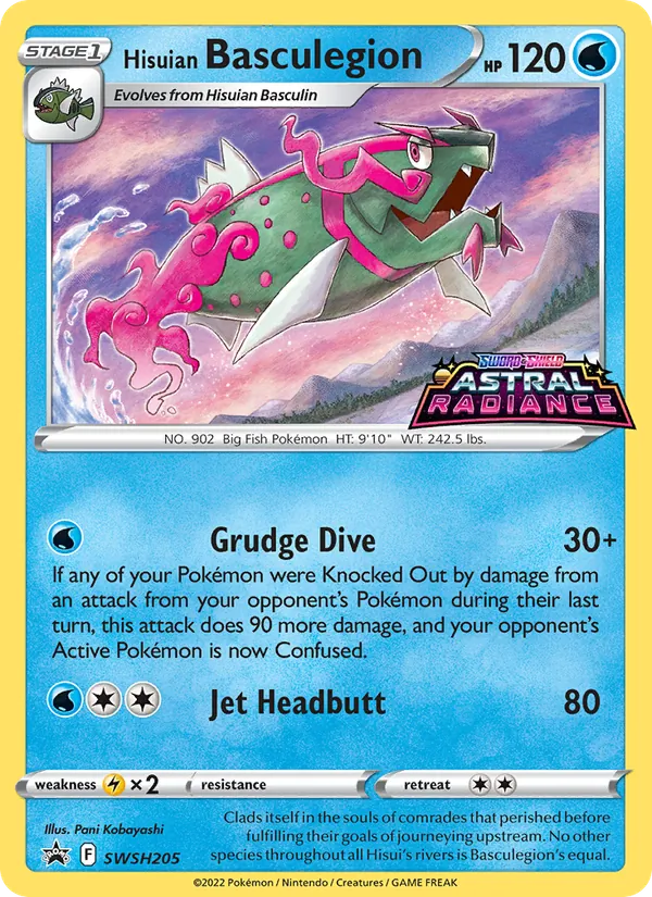 Hisuian Basculegion #SWSH205 – SWSH Black Star Promos card