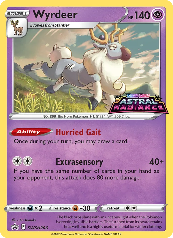 Wyrdeer #SWSH206 – SWSH Black Star Promos card