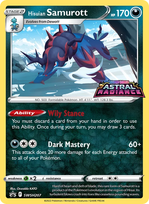 Hisuian Samurott #SWSH207 – SWSH Black Star Promos card