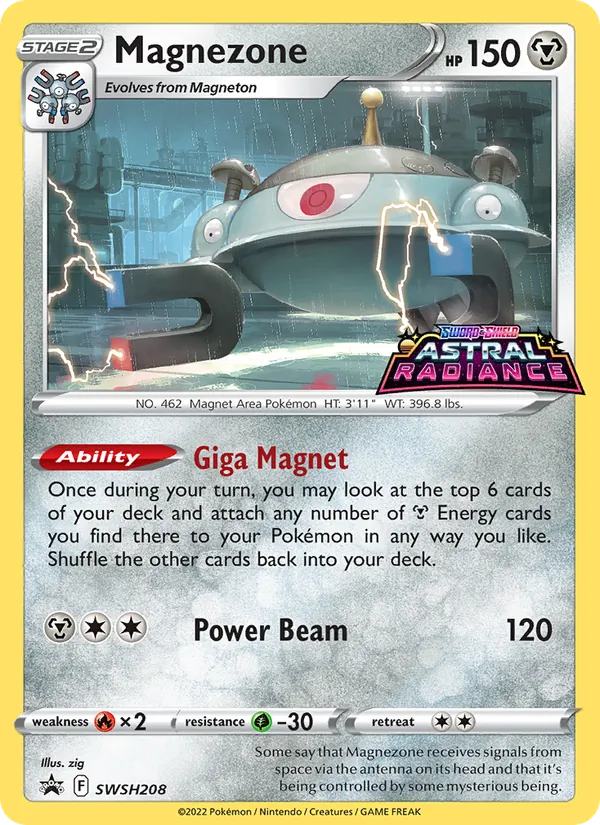 Magnezone #SWSH208 – SWSH Black Star Promos card